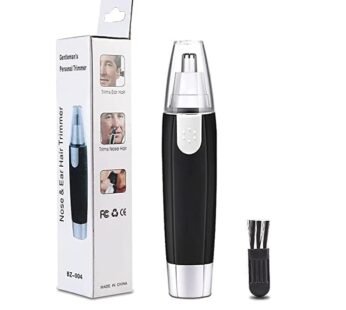 10249 3-in-1 Battery Operated Nose & Ear Hair Trimmer – Stainless Steel Blades, Painless Grooming for Men & Women