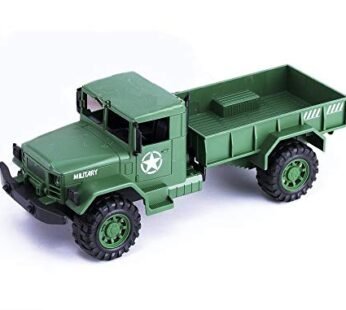 LM-272 Friction Powered Military Jeep Vehicle Truck Toy {Random Color}