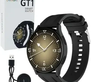 GT1 Bluetooth Calling Smart Watch with Heart Rate & SpO₂ Monitor (Black) Smartwatch
