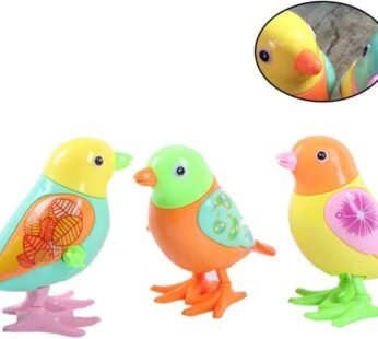 A780-23 Colorful Funny Key Operated Wind up Jumping Bird Toy