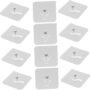10383 Drywall Anchor Kit 12pcs Invisible Hooks Adhesive Stickers Picture Hangers for Easy Wall Installation