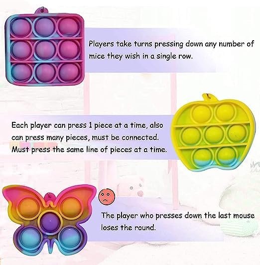 0671 Pop it Fidget Keychain - Image 5