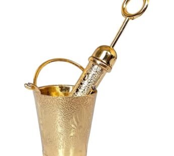 11339 Laddu Gopal Holi Set – Bucket & Pichkari for Kanha Ji {4 Cm}