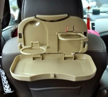 10762 Folding Car Auto Back Seat Table Drink Food Cup Tray Holder Stand Desk