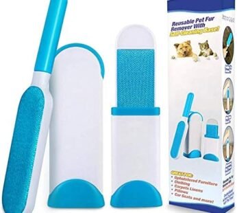 10340 Pet Hair Remover Brush for Dogs and Cats with Efficient Double-Sided Self Cleaning Base