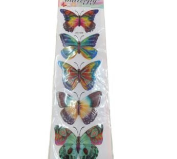 53233 (12 Packets) 3D butterfly sticker