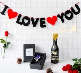10242 I Love You Banner For Decoration