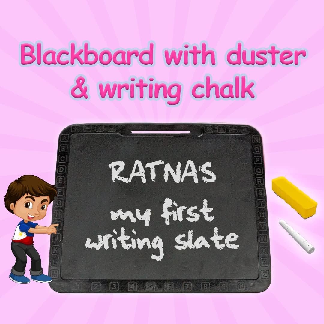 10106 Educational Classic Slate 2 in 1 with Duster to Scribble, Count & Learn with Fun for Kids - Image 4