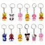 6962 (12 pcs) Cute Character Keyrings Keychains for Boys