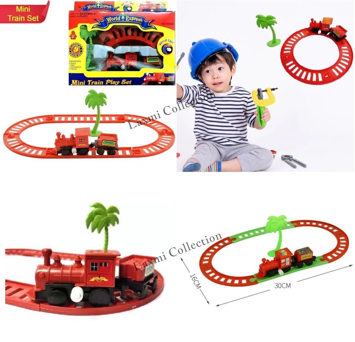 19004 Hudgle Mini Train Play Set for Kids - Image 5