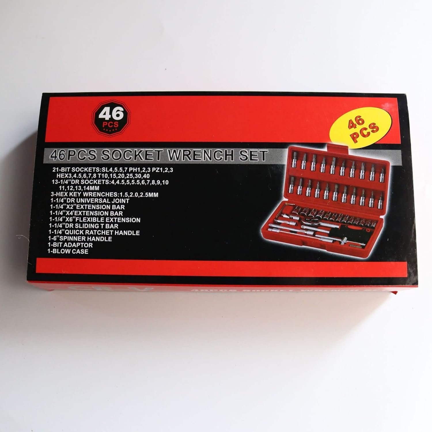 10014 - 46Pcs Socket Wrench Set - Image 6