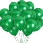 2030 (50 Pcs)green Metallic Balloons