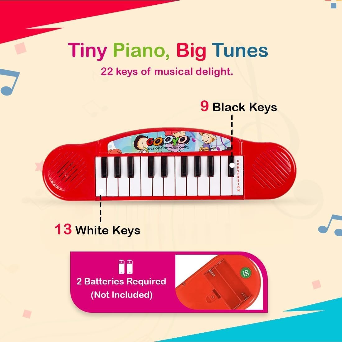 MD1689 Kids Piano 22 key - Image 7