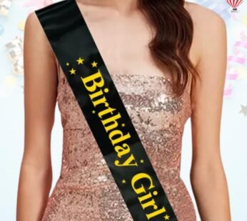 11192 Confidence Birthday Girl Sash Decoration Items Best Gift Item for Girls Brand: Confidence {Random Colour}