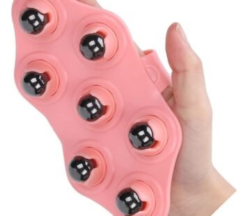 10398 Palm Shaped Massage Glove, a portable manual massager with 7x 360-Degree magnetic roller balls for a deep tissue massage