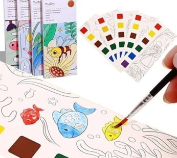 8522 12 pages per book water colouring book
