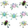 10324 (6 pcs) Fidget Spinners, Transformable Chain Spider Fingertip Toy, Gyro Fidget Sensory Toys, Stress Relief Fidget Toy for Kids Adult