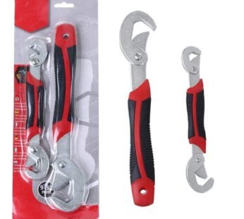 10827 Multi-Function Universal Quick Snap N Grip Adjustable Wrench Spanner Set (2 Pieces)