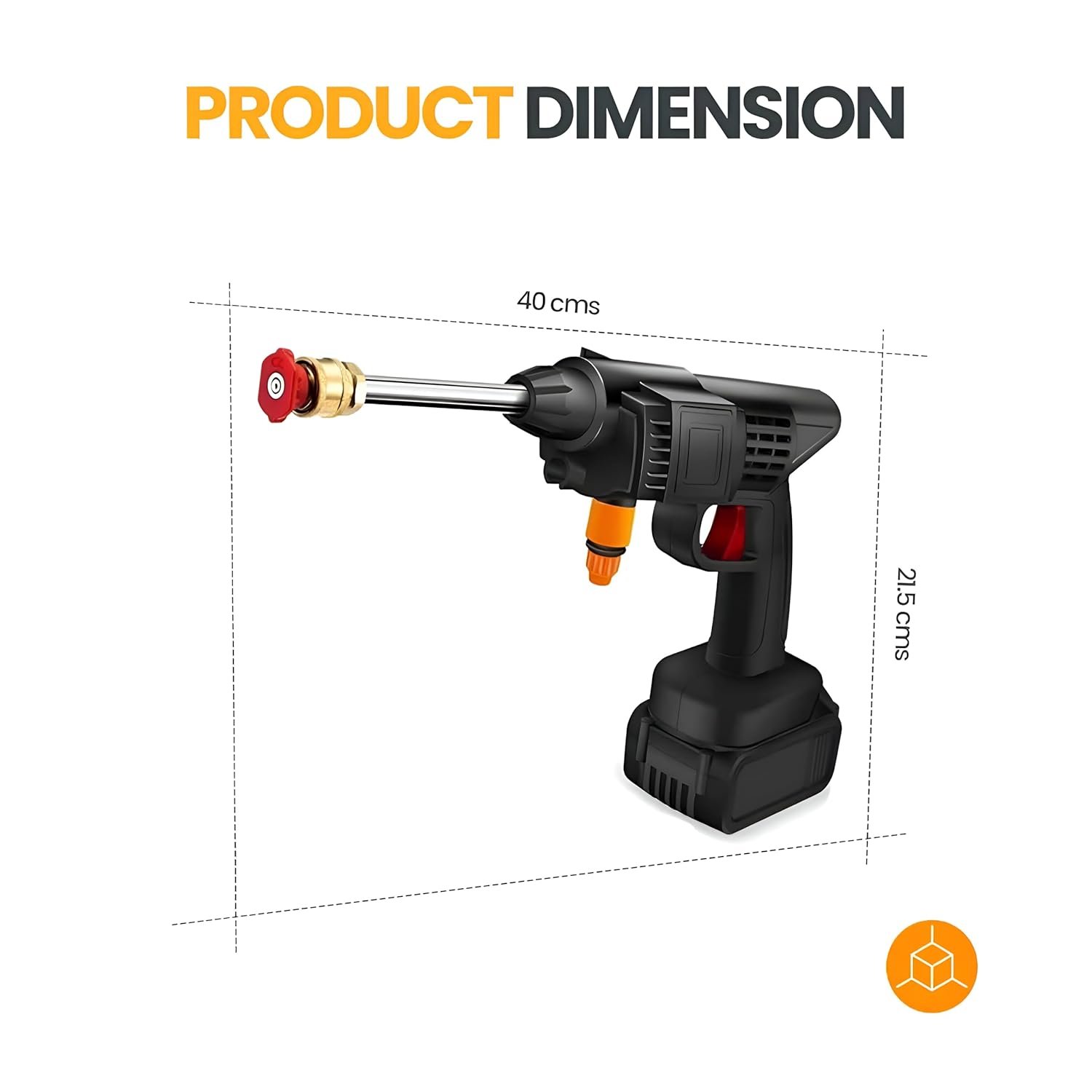 10140 Wireless High Pressure Car Washer& Car Cleaning 48v Rechargeable Electric Pressure Washer Gun Machine Tool for Car & dual battery - Image 7