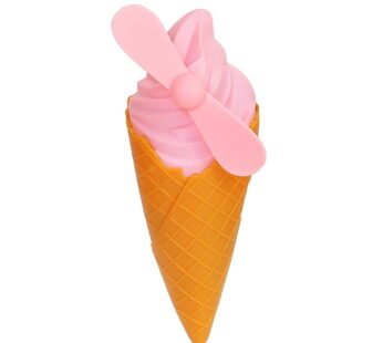 JK-23 Handheld Ice Cream Fan Battery Operated Fan {Random colour’s}