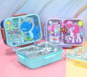 3532  Lunch box with 3 inner grid 710 ml Random