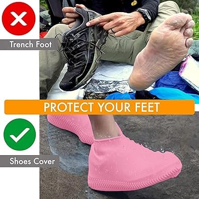 7524 waterproof silicon shoe cover( pair) 28 Cm - Image 7