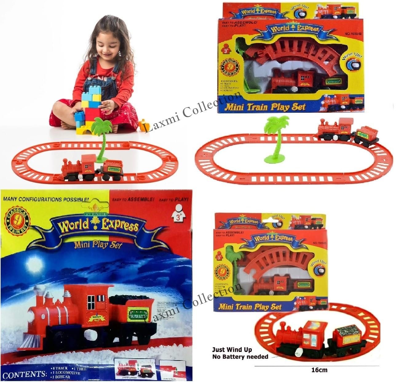 19004 Hudgle Mini Train Play Set for Kids - Image 4