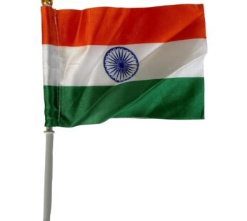 10228 Tricolor Roto Flag with Stand for Bikes set of 10 flag