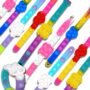 10807 Pop It Friendship Bands Wrist Bands Bracelets Rainbow Colour Random Design