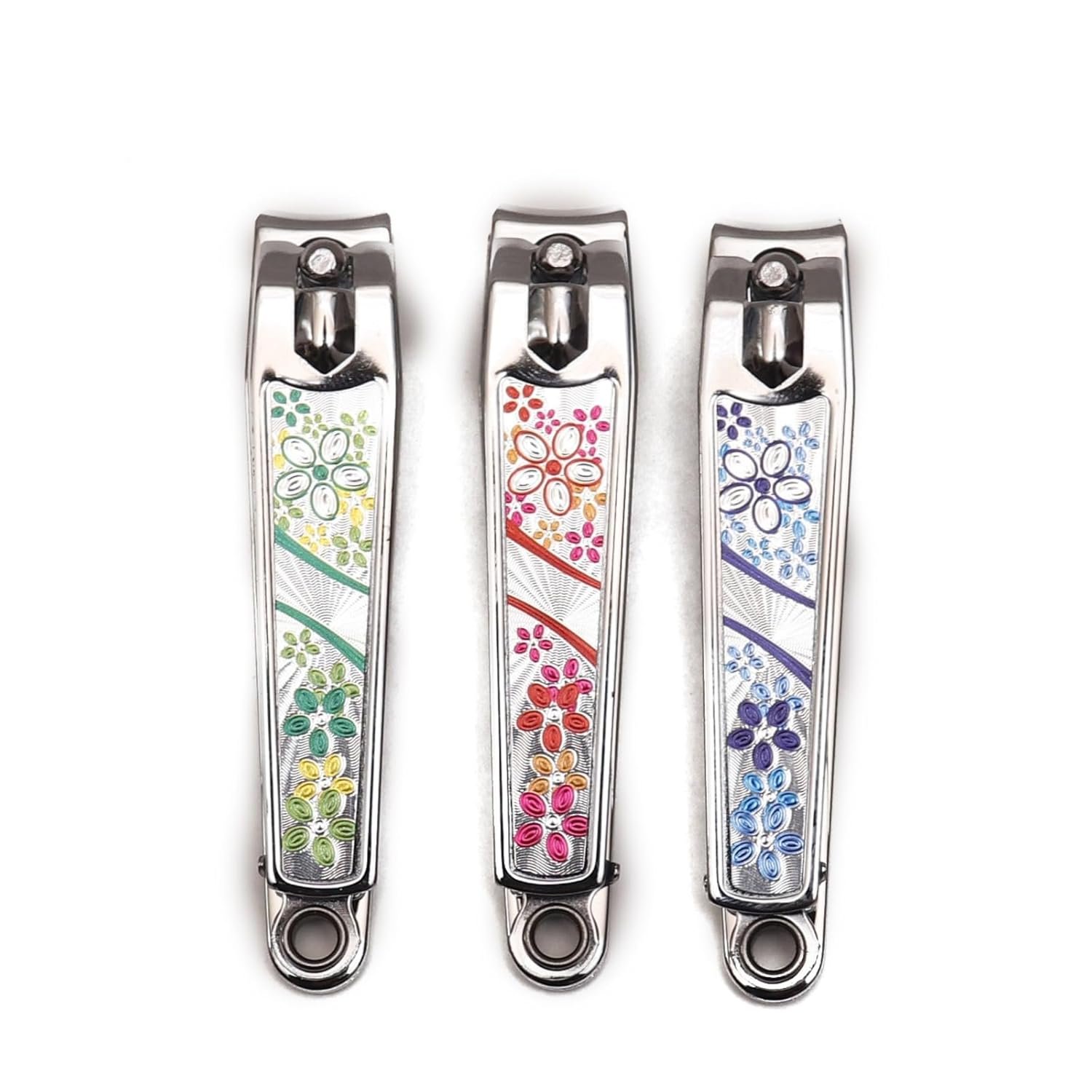 0817 ( 12 pcs ) Printed Multicolor Nail cutter - Image 3