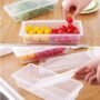 10028 Kitchen Fridge Organizer Case Removable Drain Plate Tray For Keep Fruits Vegetables (Set Of 6 Boxs)