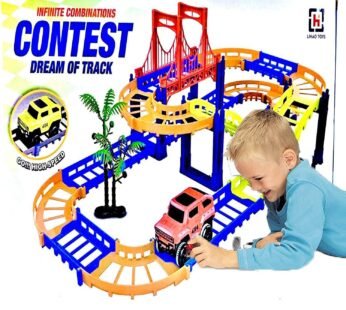 2015-25 Car track toy kids infinite combinations contest dream of track Battery Operation DIY Toys