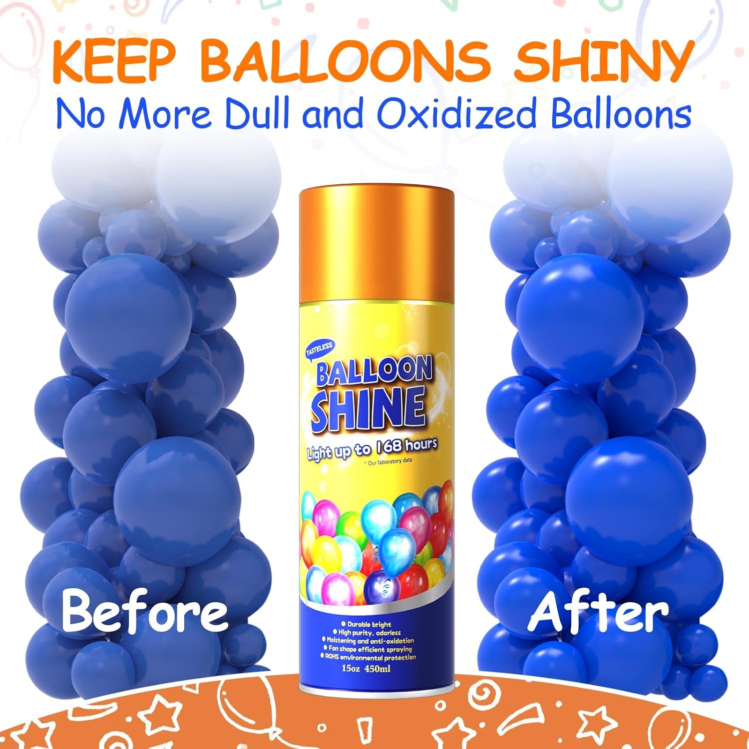 7016 balloon shine spray 450 ml - Image 2