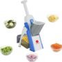 RH-688 Multifunctional Vegetable Slicer Shredder Dicer Chopper with Thickness Adjuster, 30+ Different Cutting Style