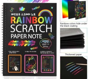 8506 Big Rainbow Scratch book