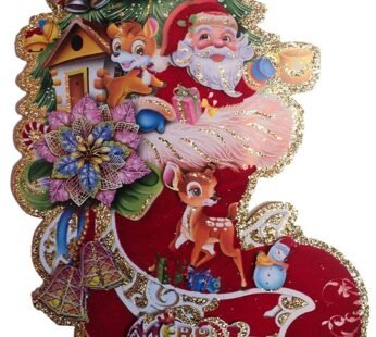 10046 Christmas Decoration Wall Stickers Random