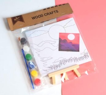 CK-2124 Pre Drawn Outline Canvas Art Boards for Painting – Multicolored