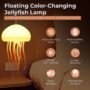 XD-009 Jellyfish LED Lamp with Dancing Legs,RGB Gradient Bedside Lamp with Voice Control