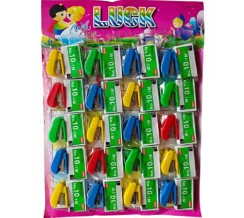 10784 Mini Stapler Set Sheet Pack of 20 | No.10 Staplers with Free Staple Pins | Colorful Small Staplers for Students, Office & Home Use
