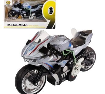 LMI-2045 Die-Cast Sports Bike Toy for Kids –  Motorcycle Toy, Friction Power Metal Bike with Light and Sound Effects, Alloy Vehicles Toys for Boys {Multi Colour}