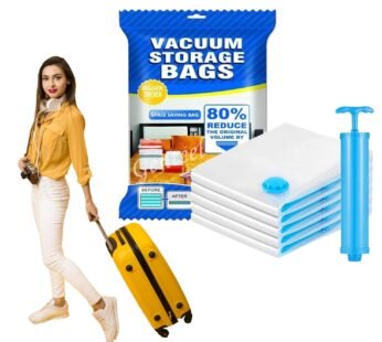 7140  Vacuum storage bags 5 bags and pump