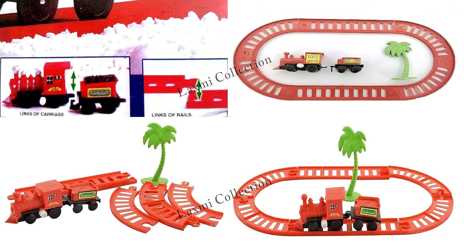 19004 Hudgle Mini Train Play Set for Kids - Image 3