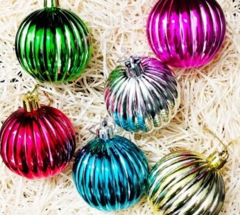 R1-37 – Multi color Decoration 6 Bolls Medium Size