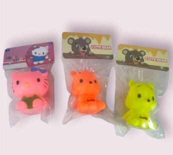 11100 Water Bath Tub Chu Chu Sound Animal Shape Squeeze Toy for Kids {Random Caracter}