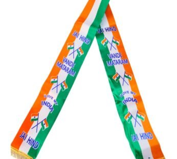 10237 Silk Mufflers India Flag Colour (Multicolour) – Pack of 25