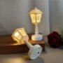 11162 Vintage Style Table Lamp, Decorative LED Lantern Light, Wight Colour {5 inch}