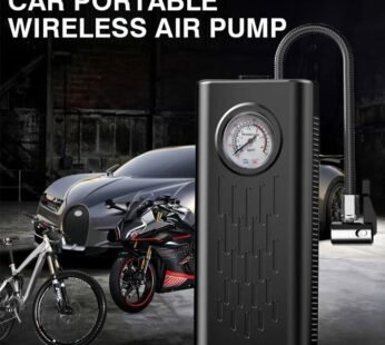 0066 CAR PORTABLE WIRELESS AIR PUMP (RECHARGEABLE) Car , Bike ect…