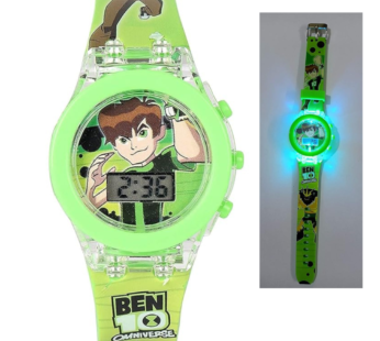 8010 Digital Watch for Kids with Disco LED Lights and music Boys