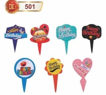 993 (100pcs) Happy Birthday Cake toppers