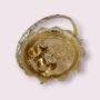 11356 Haldi Kumkum Holder (Round Basket) Festival items